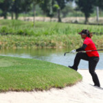harmie constantino in 15 checking her line