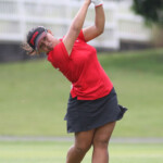 harmie constatntino in hole 2 fairway