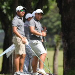 ira alido and paolo wong in hole 12