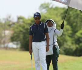 jolo magcalayo study his line in hole 5