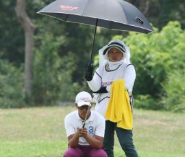 magcalayo checking his allignment in 12