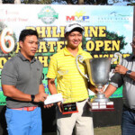 mr vince santos -dir eagleridge golf and country club  ,jobimcarlos-champion of 2016 Phil amatuer open presented the trophy by mr  caloy coscolluela-ngap president