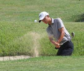 po in hole 14 bunker