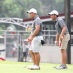 wong and alido in hole 4 green